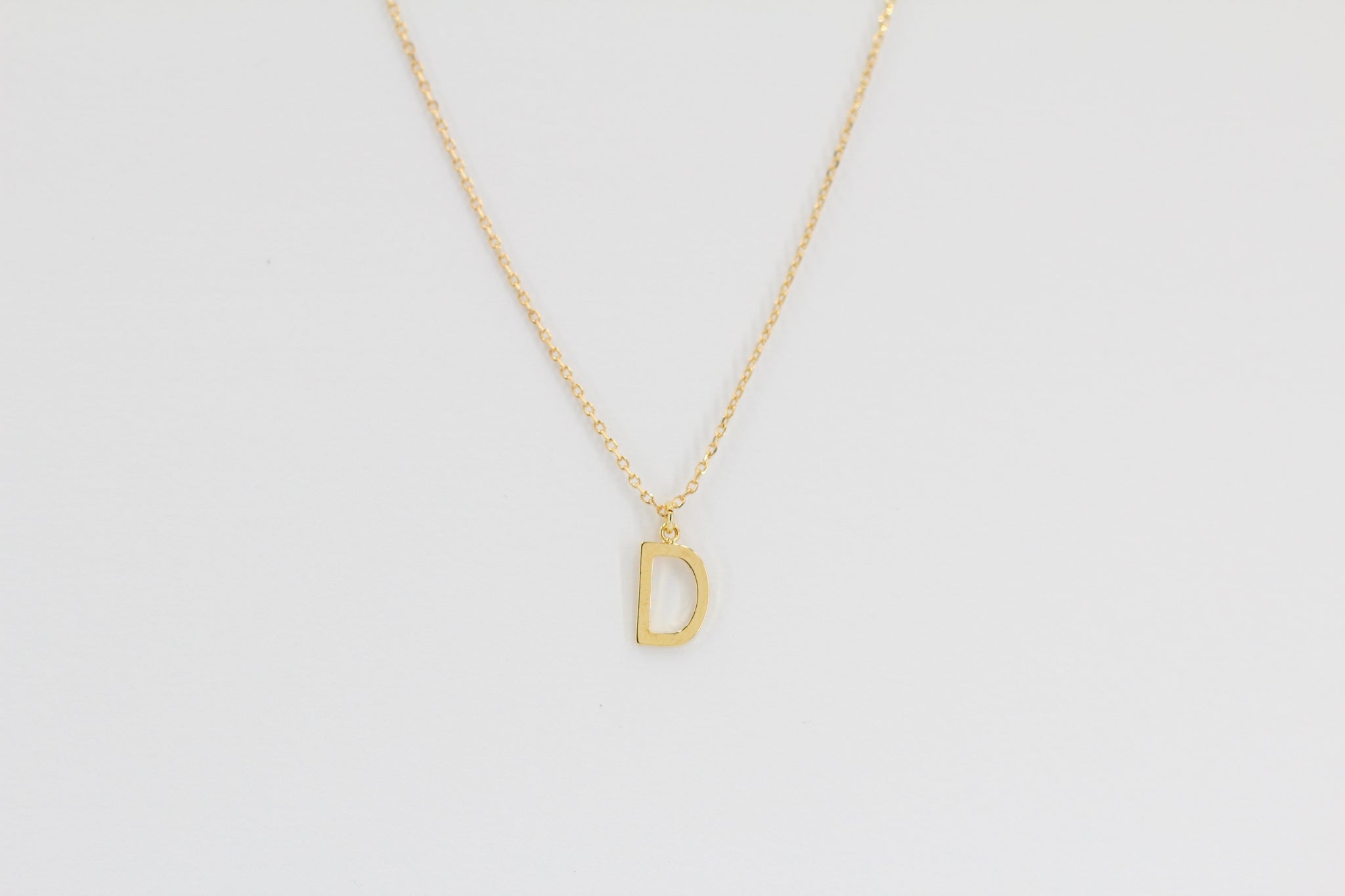 Letter Pendent Necklace