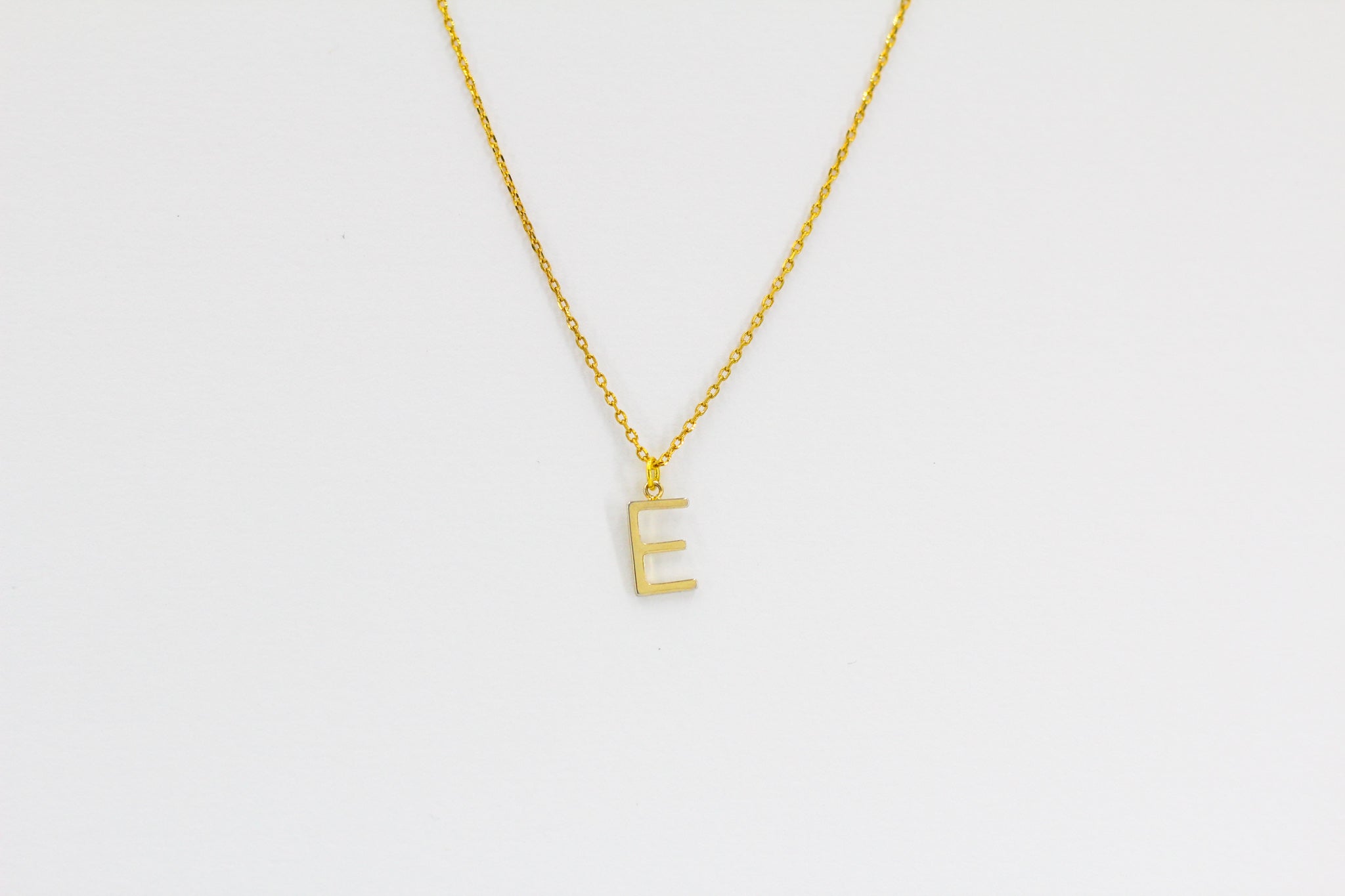Letter Pendent Necklace