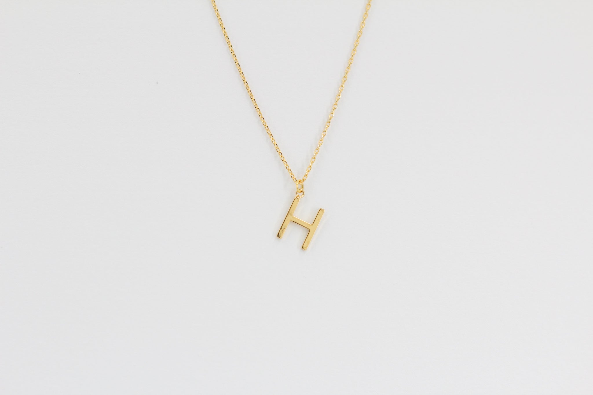 Letter Pendent Necklace