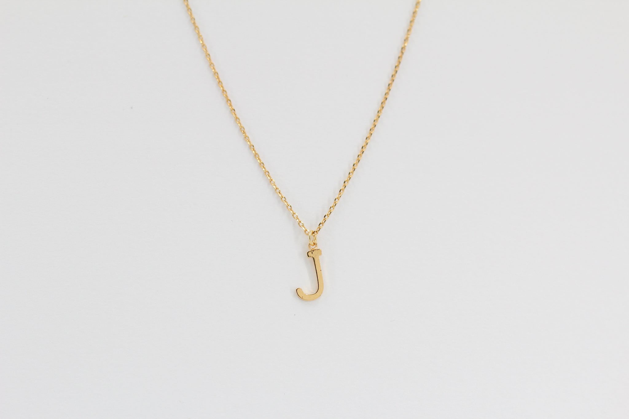 Letter Pendent Necklace