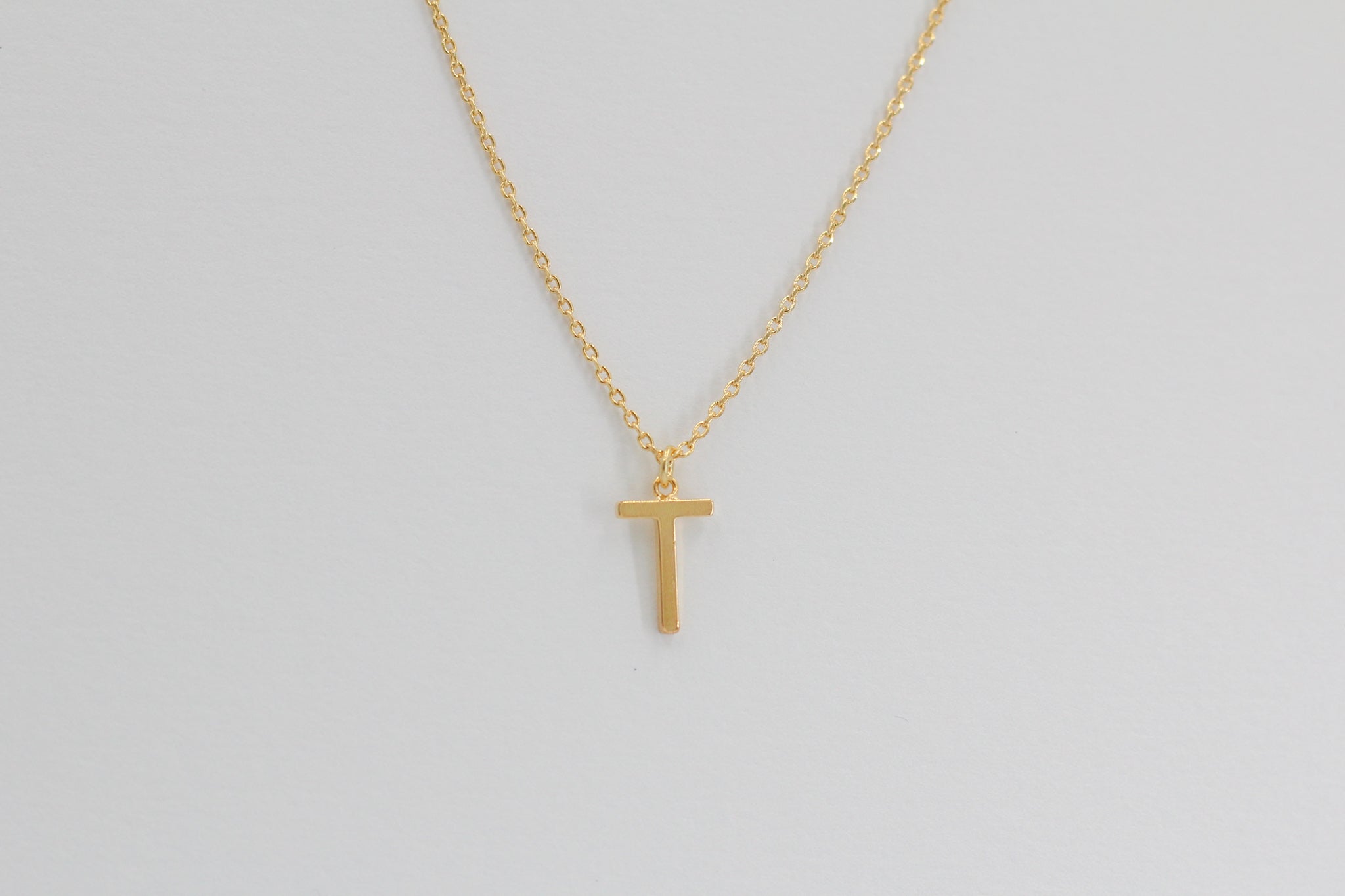 Letter Pendent Necklace