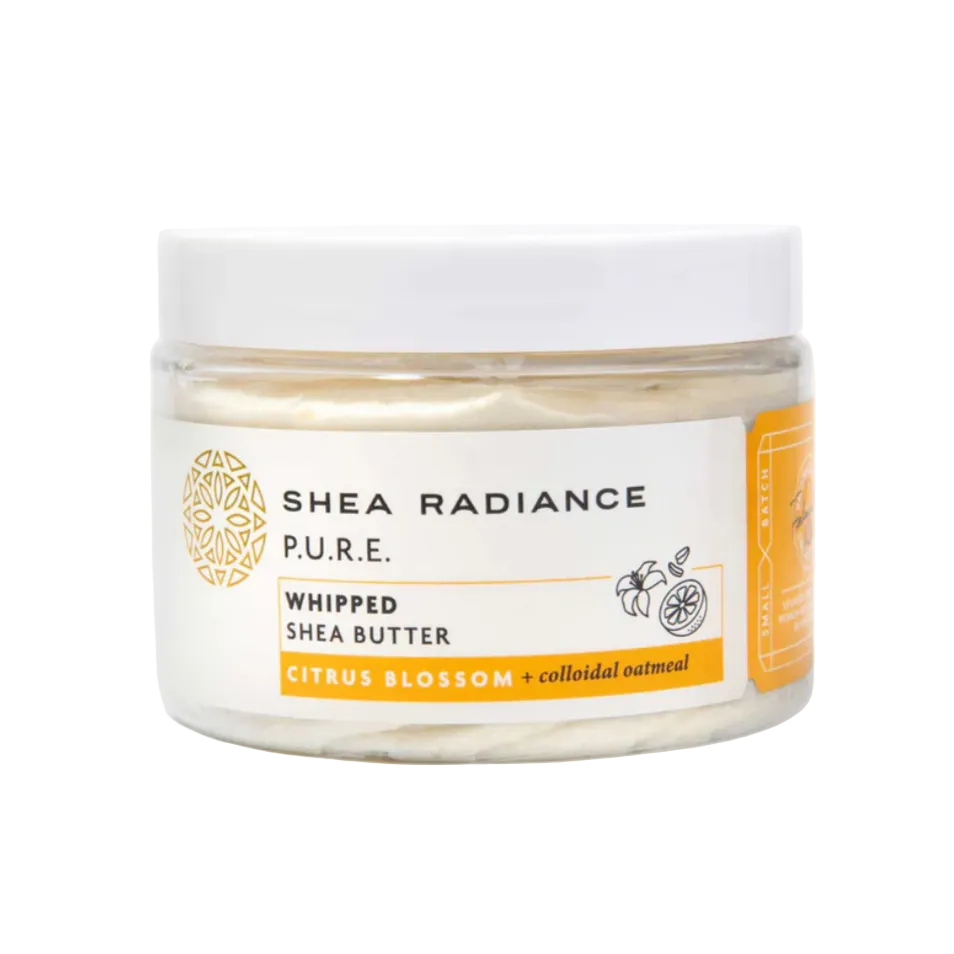 Whipped Shea Body Butter with Colloidal Oatmeal for Dry and Sensitive Skin - WARM WEATHER WARNING