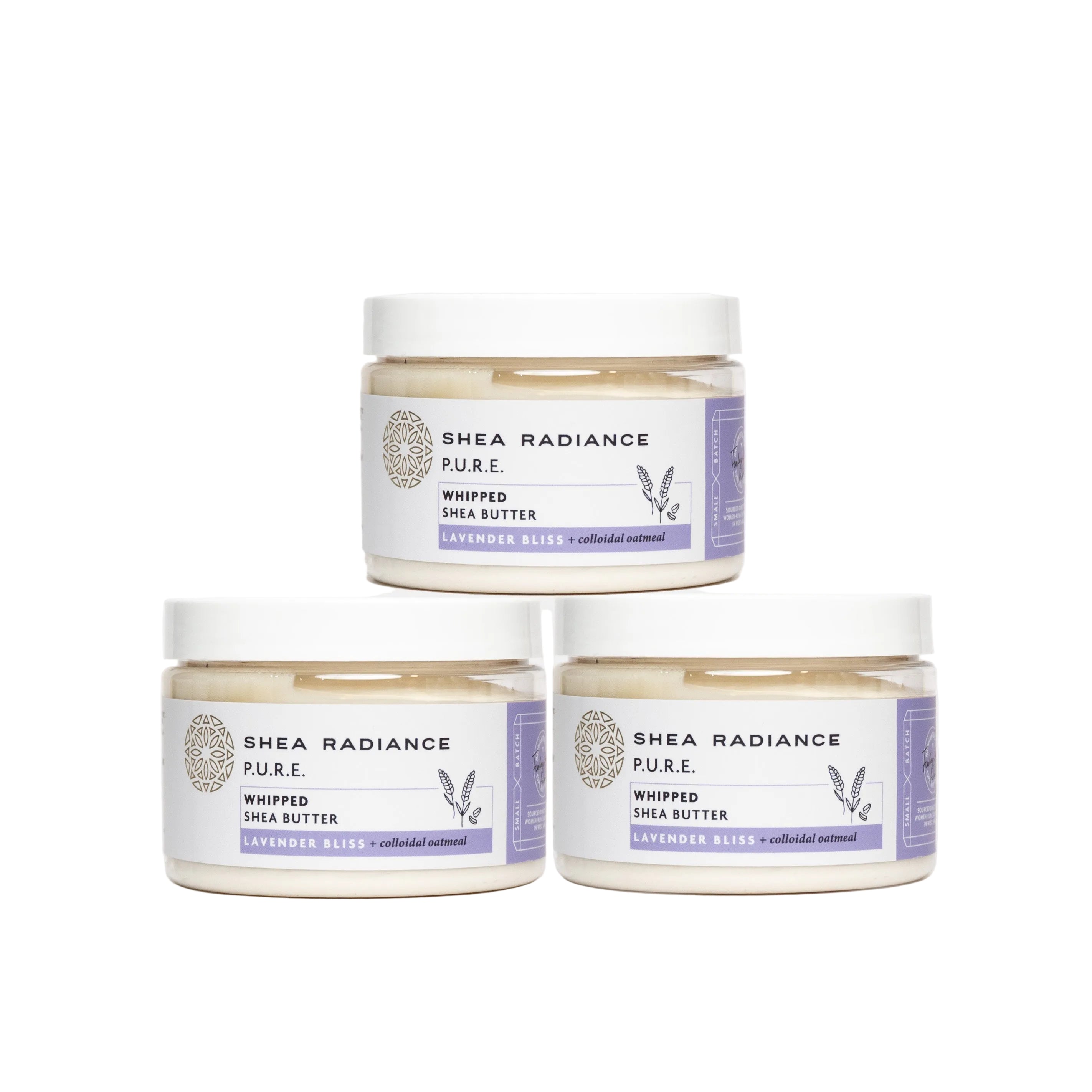 Whipped Shea Body Butter with Colloidal Oatmeal for Dry and Sensitive Skin - WARM WEATHER WARNING