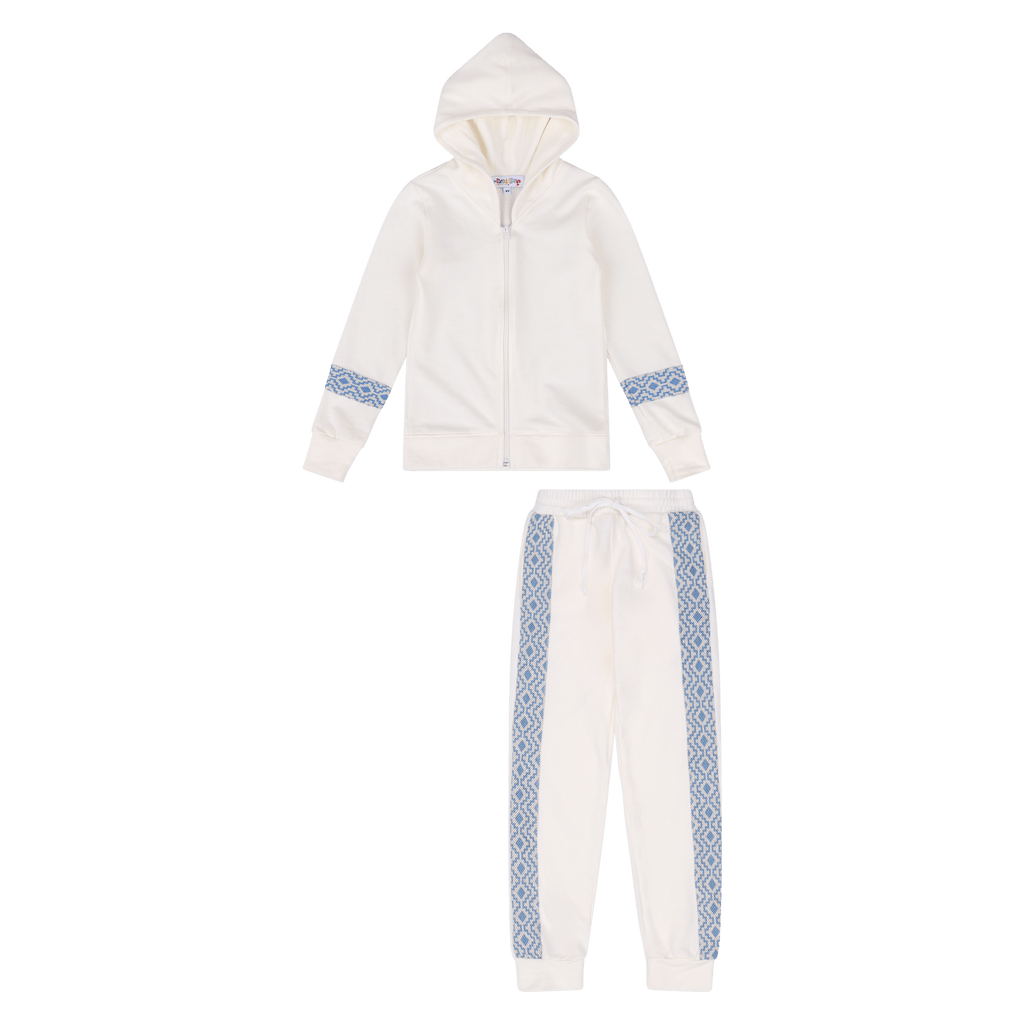 Rand Hoodie Jogger Set – Grey | Multicultural Kids Clothing